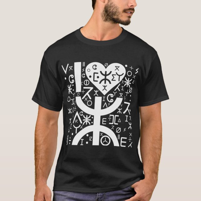 Z-AMAZIGH-T-SHIRT MEIN SCHÖNES BERBERE-MOTIV T-Shirt (Vorderseite)