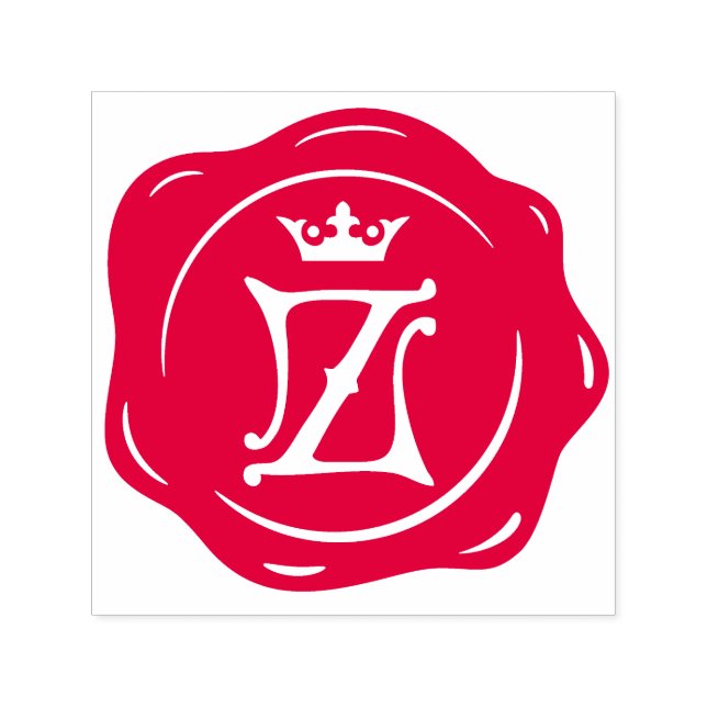 Z - Antik Wax Siegel Gothic Throne Initialbrief Permastempel (Design)