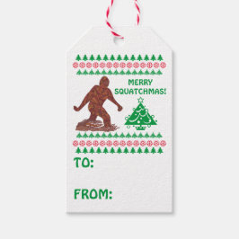 Z Bigfoot Walking hat sehr frohe Squatchmas Geschenkanhänger