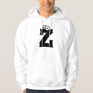 Z, Brief mit Augenbrauen Hoodie