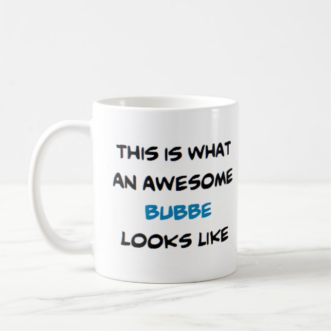 z Bubbe, phantastisch Kaffeetasse (Links)