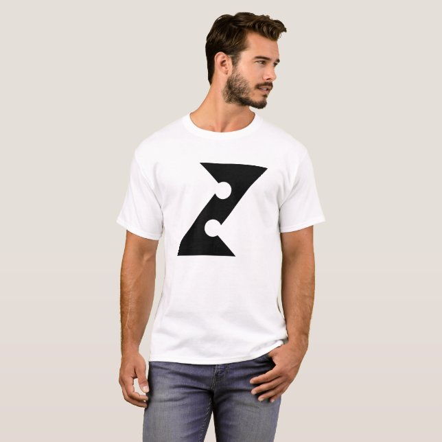 Z Buchstabe T-Shirt (Vorne ganz)
