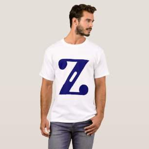 Z Buchstabe T-Shirt
