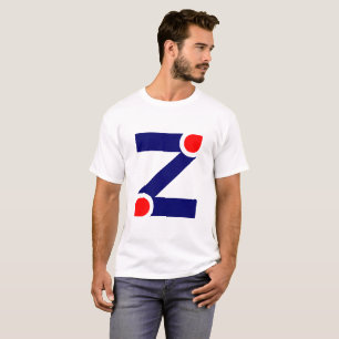 Z Buchstabe T-Shirt