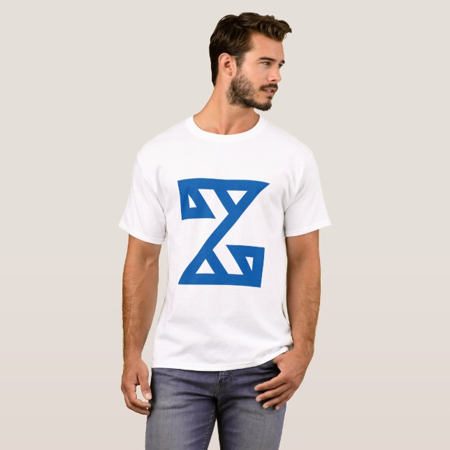 Z Buchstabe T-Shirt (Vorne ganz)