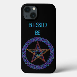 Z Farbiges Pentagramm Symbol Pagan Wicca Neues Zei Case-Mate iPhone Hülle