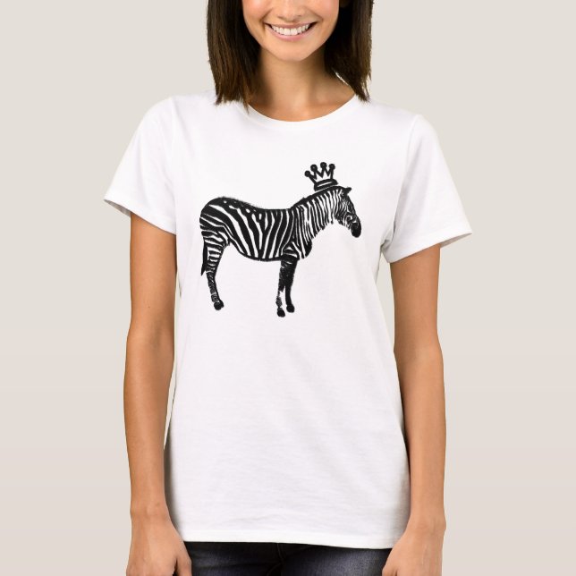 Z für Zebra T-Shirt (Vorderseite)