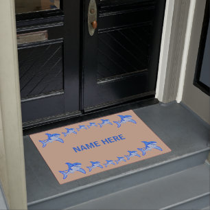 Z-Hai-buntes Seetier Fußmatte