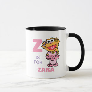 Z ist für Zoe Name hinzufügen Tasse