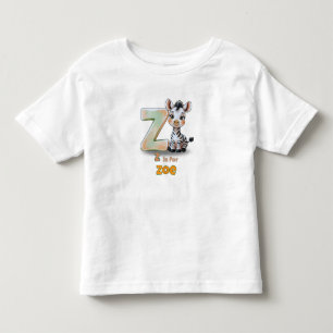 Z ist für Zoe - Personalisiertes T-Shirt für Klein