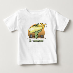 "Z" ist für Zombie-"Flaschen-" Säuglings-T - Shi Baby T-shirt
