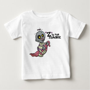 "Z" ist für Zombie mit umfassendem (Mädchen-) T - Baby T-shirt