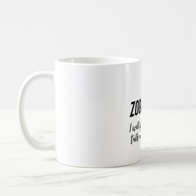 Z ist für Zookeeper Kaffeetasse (Links)