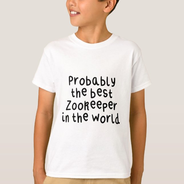 Z ist für Zookeeper T-Shirt (Vorderseite)