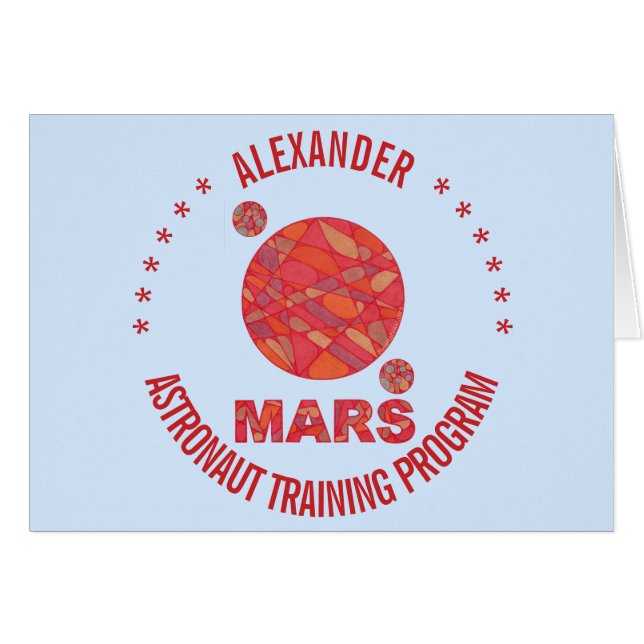 Z Mars der Spaß am Sonnensystem des Red Planet Spa (Vorderseite (Horizontal))