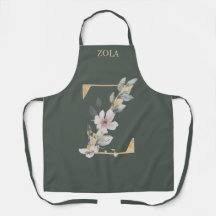 Z Monogramm Floral Personalisiert