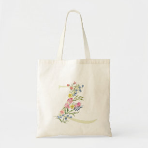 Z Monogramm Hochzeitsblumen Sommer Brautparty Tragetasche