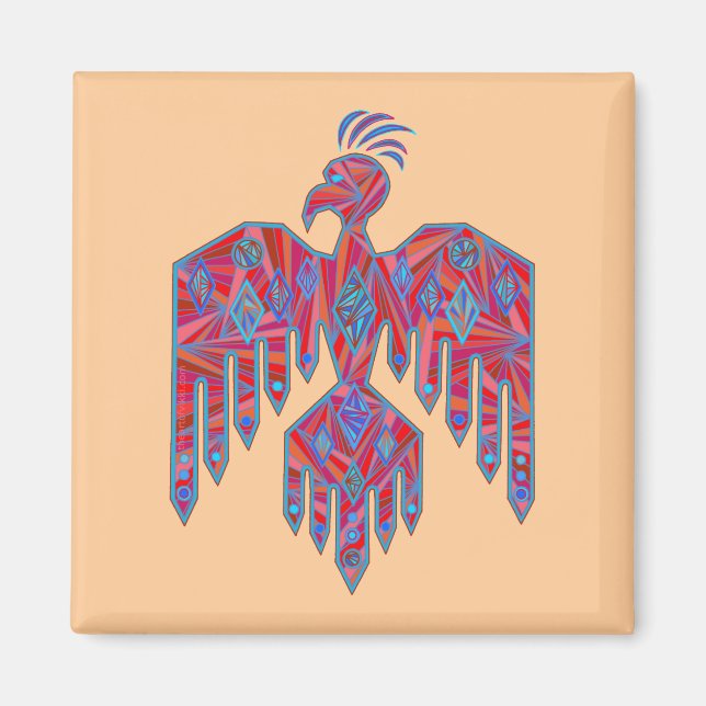 Z Thunderbird Native American Symbol Magnet (Vorne)