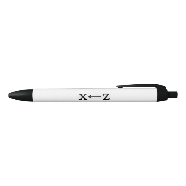 Z -> X Pen Kugelschreiber (Oberseite)
