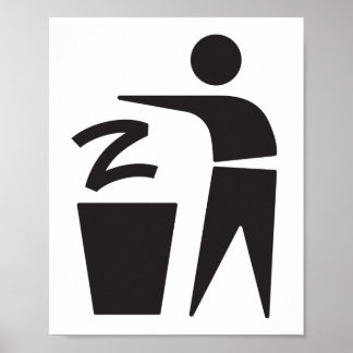 Z zum Müll (Poster) Poster