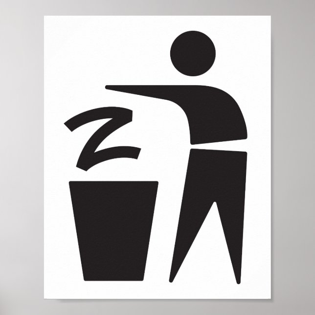 Z zum Müll (Poster) Poster (Vorne)