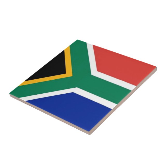 ZA001 SÜDAFRIKA, Flagge, Afrika, Fliese (Seite)