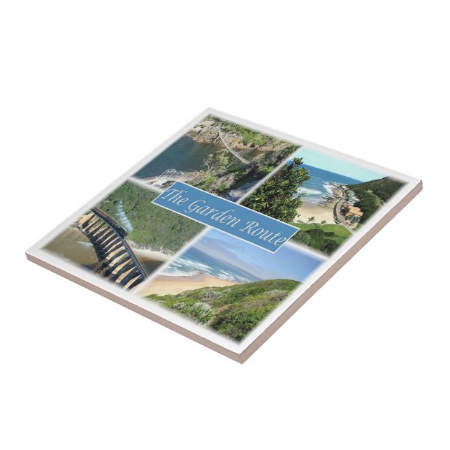 ZA013 SÜDAFRIKA, Gartenroute, Mosaik, Fliese (Seite)