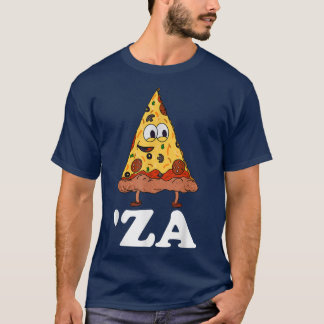 Za Pizza Slang za Funny Slice Pizza Abbreviati T-Shirt