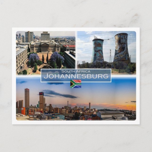 ZA Südafrika - Johannesburg Joburg - Postkarte (Vorderseite)