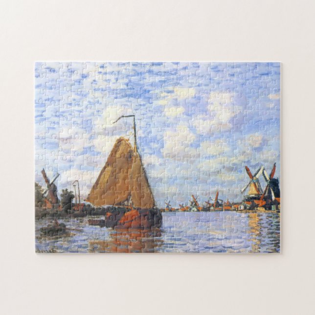 Zaan - Zaandam Monet Fine Art Puzzle (Horizontal)