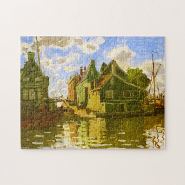 Zaandam Canal Monet Frische Pasta machen Puzzle (Horizontal)