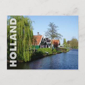 Zaanse Schans niederländische Bauholzhäuser in Postkarte