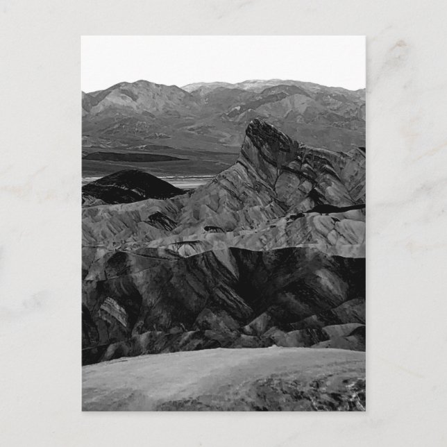 Zabriskie Point Death Valley National Park Postkarte (Vorderseite)