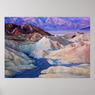 Zabriskie Point vor Morgengrauen Poster