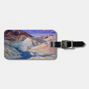 Zabriskie Punkt vor Dämmerung Gepäckanhänger