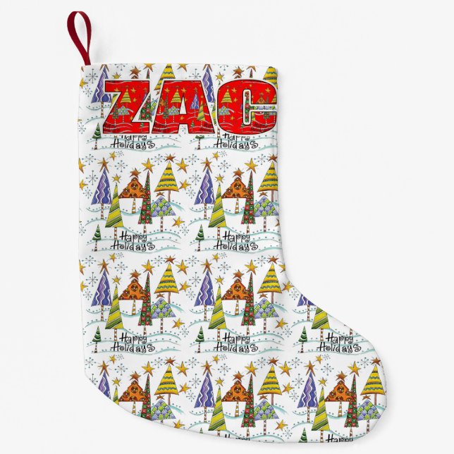 Zac Winter-Feiertags-WeihnachtsStrumpf Kleiner Weihnachtsstrumpf (Vorderseite)