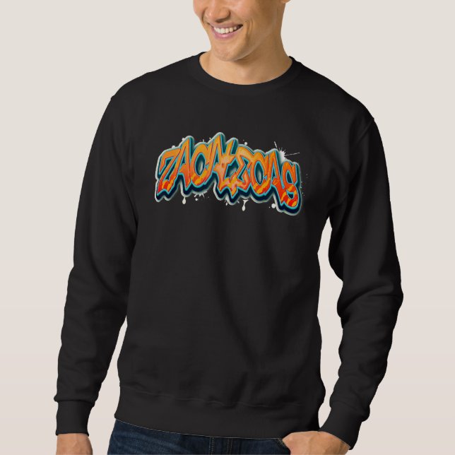Zacatecas Mexico Graffiti Sweatshirt (Vorderseite)