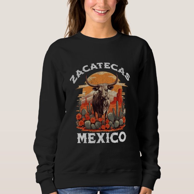 Zacatecas Mexico Mi Pueblo Querido Sweatshirt (Vorderseite)