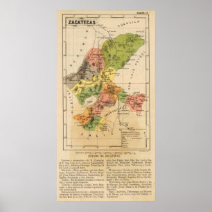 Zacatecas, Mexiko Poster
