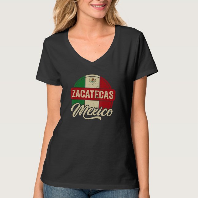 Zacatecas Mexiko T-Shirt (Vorderseite)