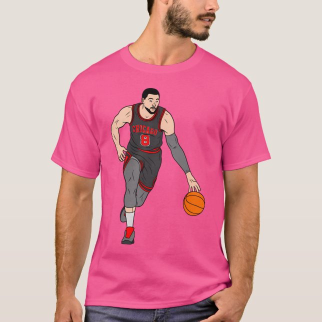 Zach Lavine - Chicago Basketball T-Shirt (Vorderseite)