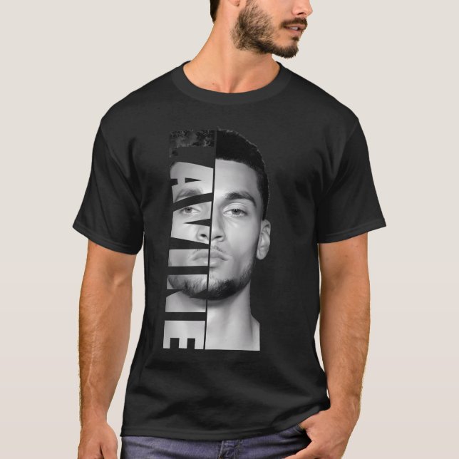 Zach Lavine - Schwarz-weiß T-Shirt (Vorderseite)