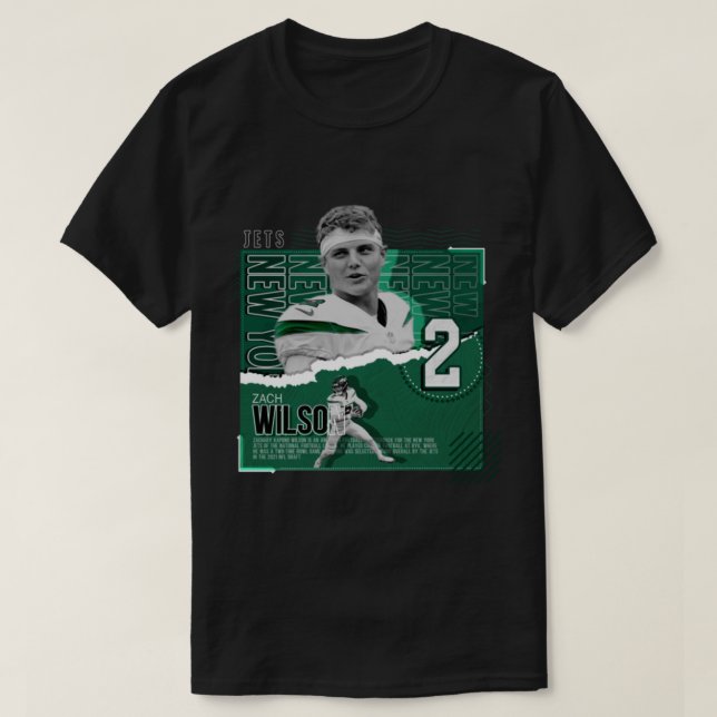 Zach Wilson New 2   T-Shirt (Design vorne)