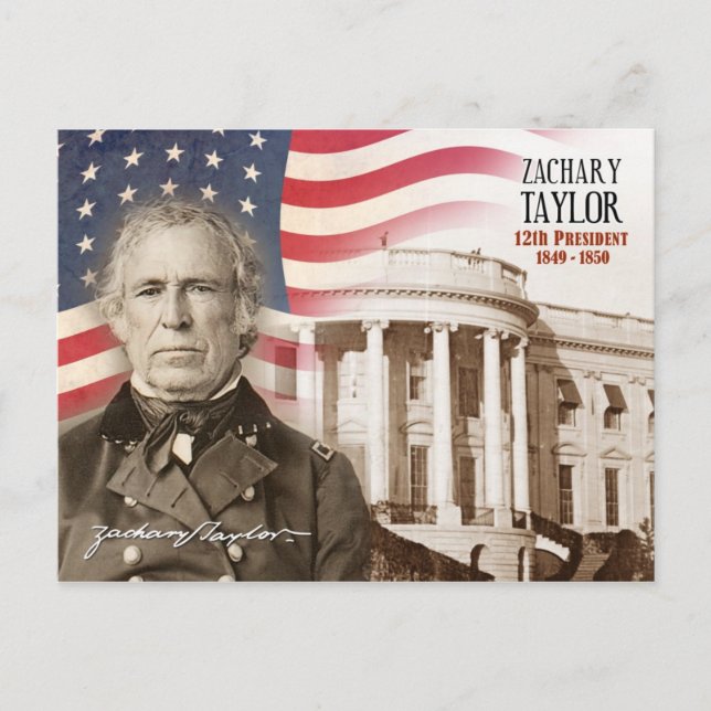 Zachary Taylor - 12. Präsident der USA Postkarte (Vorderseite)