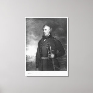 Zachary Taylor, 12. Präsident des Vereinigten Staa Leinwanddruck