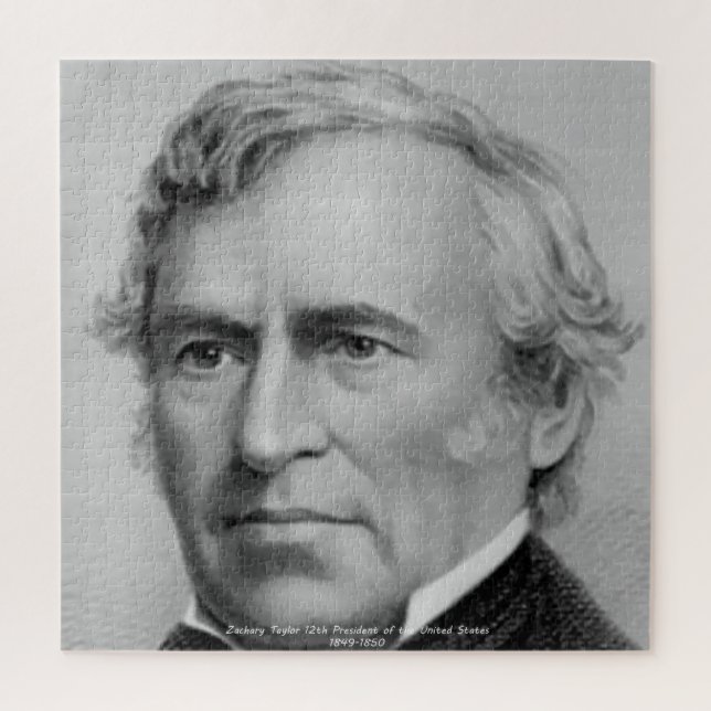 Zachary Taylor 12. Präsident von Amerika. Puzzle (Vertikal)