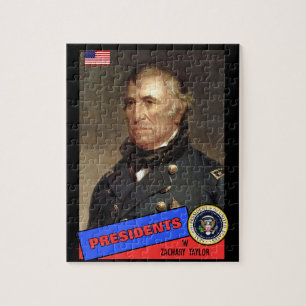 Zachary Taylor Baseball Card Puzzle