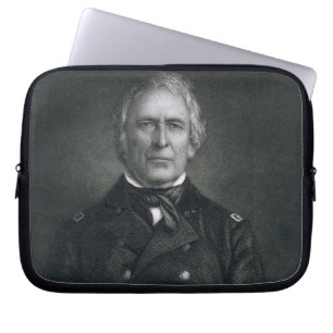 Zachary Taylor, graviert nach einem Daguerrotype Laptopschutzhülle