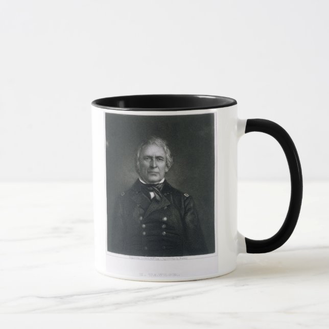 Zachary Taylor, graviert nach einem Daguerrotype Tasse (Rechts)