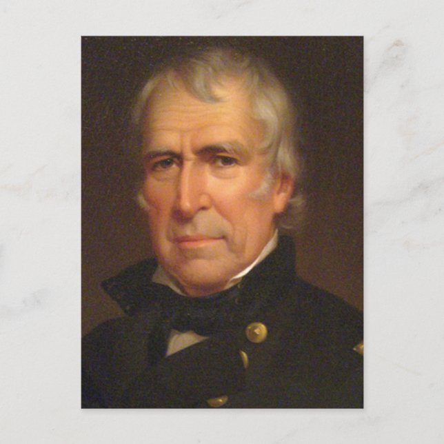 Zachary Taylor Postkarte (Vorderseite)